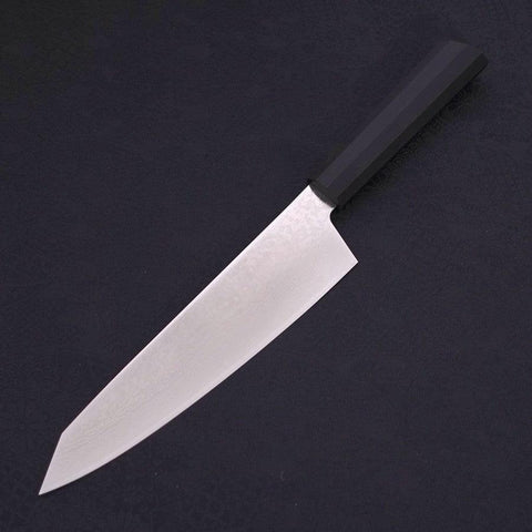 Kiritsuke Gyuto VG-10 Damascus Ebony Handle 180mm-[Musashi]-[Japanese-Kitchen-Knives]