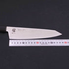 Kiritsuke Gyuto VG-10 Damascus Ebony Handle 180mm-[Musashi]-[Japanese-Kitchen-Knives]
