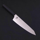 Kiritsuke Gyuto VG-10 Damascus Ebony Handle 180mm-[Musashi]-[Japanese-Kitchen-Knives]