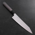 Kiritsuke Gyuto VG-10 Damascus Grey Cherry Handle 210mm (8.3”)-[Musashi]-[Japanese-Kitchen-Knives]