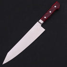 Kiritsuke Gyuto VG-10 Damascus Red Handle 210mm-[Musashi]-[Japanese-Kitchen-Knives]
