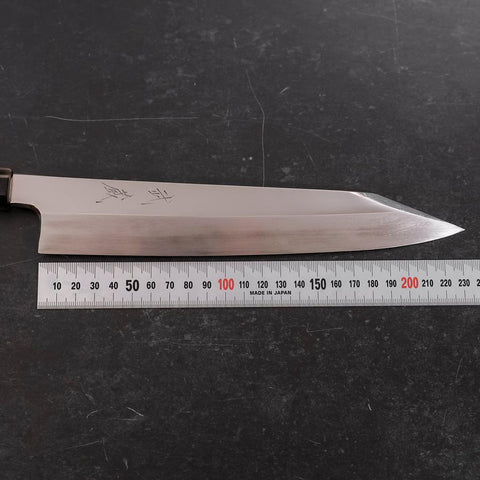 Kiritsuke Gyuto VG-10 Mirror Buffalo Ebony Handle 240mm-[Musashi]-[Japanese-Kitchen-Knives]