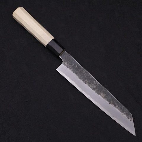 Kiritsuke Gyuto Acero Blanco #2 Kurouchi Mango de Búfalo y Magnolia 200mm