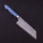 Kiritsuke Nakiri SG-2 Damascus Turquoise Blue Handle 170mm-[Musashi]-[Japanese-Kitchen-Knives]
