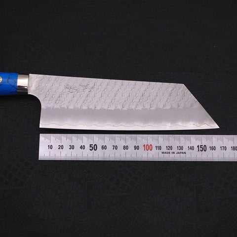 Kiritsuke Nakiri SG-2 Tsuchime Mango de Turquesa Azul 170mm