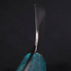 Kiritsuke Nakiri SG-2 Tsuchime Turquoise Green Handle 170mm-[Musashi]-[Japanese-Kitchen-Knives]