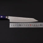 Kiritsuke Petty AUS-10 Stainless Tsuchime Western-Blue Handle 145mm-[Musashi]-[Japanese-Kitchen-Knives]