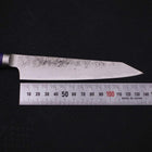 Kiritsuke Petty Blue Steel #2 Nashiji Stainless Clad Western Handle 140mm-[Musashi]-[Japanese-Kitchen-Knives]