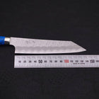 Kiritsuke Petty SG-2 Tsuchime Turquoise Blue Handle 150mm-[Musashi]-[Japanese-Kitchen-Knives]