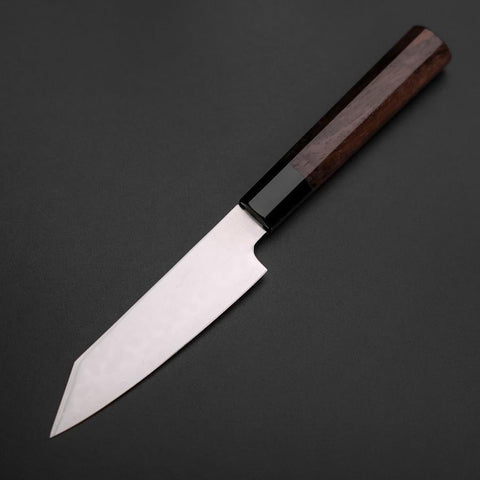 Kiritsuke Petty SLD Mirror Buffalo Walnut Handle 125mm (4.9”)-[Musashi]-[Japanese-Kitchen-Knives]