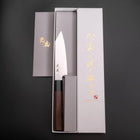 Kiritsuke Petty SLD Mirror Buffalo Walnut Handle 125mm (4.9”)-[Musashi]-[Japanese-Kitchen-Knives]