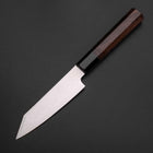Kiritsuke Petty SLD Mirror Buffalo Walnut Handle 125mm-[Musashi]-[Japanese-Kitchen-Knives]