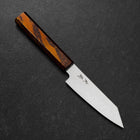 Kiritsuke Petty SLD Mirror Red Yamanaka-Urushi Handle 125mm (4.9”)-[Musashi]-[Japanese-Kitchen-Knives]