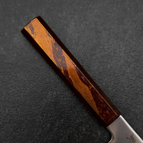 Kiritsuke Petty SLD Mirror Red Yamanaka-Urushi Handle 125mm-[Musashi]-[Japanese-Kitchen-Knives]