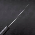 Kiritsuke Petty VG-10 Damascus Black Ishime Handle 150mm-[Musashi]-[Japanese-Kitchen-Knives]