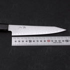 Kiritsuke Petty VG-10 Damascus Black Ishime Handle 150mm-[Musashi]-[Japanese-Kitchen-Knives]
