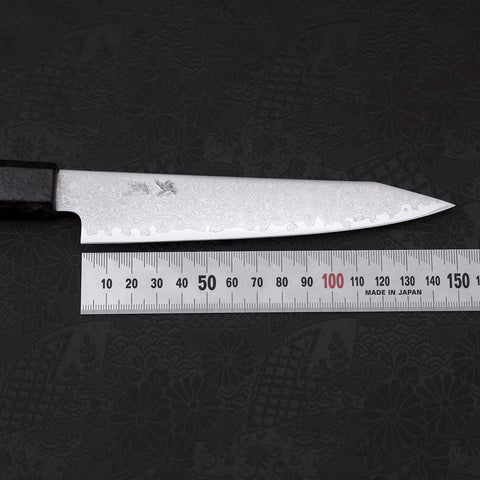 Kiritsuke Petty VG-10 Damascus Black Ishime Handle 150mm-[Musashi]-[Japanese-Kitchen-Knives]