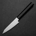 Kiritsuke Petty VG-10 Damascus Ebony Handle 100mm-[Musashi]-[Japanese-Kitchen-Knives]