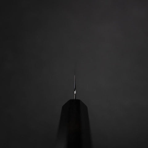 Kiritsuke Petty VG-10 Damascus Ebony Handle 145mm-[Musashi]-[Japanese-Kitchen-Knives]