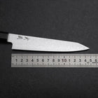 Kiritsuke Petty VG-10 Damascus Ebony Handle 145mm-[Musashi]-[Japanese-Kitchen-Knives]