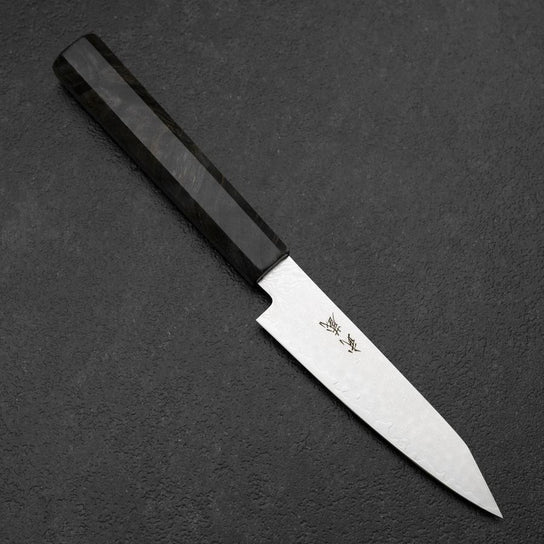 Kiritsuke Petty VG-10 Damasco Mango de Abedul Gris 120mm