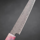Kiritsuke Petty VG-10 Damascus Ocean Sakura Rose Gold Handle 130mm (5.1”)-[Musashi]-[Japanese-Kitchen-Knives]