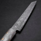 Kiritsuke Petty VG-10 Damascus Ocean White Black Gold Handle 130mm (5.1”)-[Musashi]-[Japanese-Kitchen-Knives]