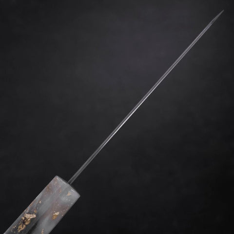 Kiritsuke Petty VG-10 Damascus Ocean White Black Gold Handle 130mm (5.1”)-[Musashi]-[Japanese-Kitchen-Knives]