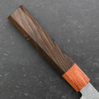 Kiritsuke Petty VG-10 Damascus Shitan Ebony Handle 130mm-[Musashi]-[Japanese-Kitchen-Knives]