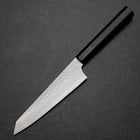 Kiritsuke Petty VG-10 Tsuchime Buffalo Ebony Handle 150mm (5.9”)-[Musashi]-[Japanese-Kitchen-Knives]