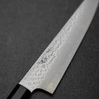 Kiritsuke Petty VG-10 Tsuchime Buffalo Ebony Handle 150mm (5.9”)-[Musashi]-[Japanese-Kitchen-Knives]