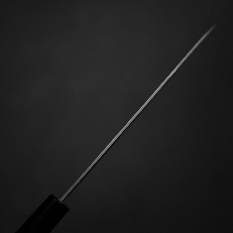 Kiritsuke Petty VG-10 Tsuchime Buffalo Ebony Handle 150mm (5.9”)-[Musashi]-[Japanese-Kitchen-Knives]