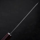 Kiritsuke Petty VG-10 Tsuchime Oval Mahogany Handle 150mm (5.9”)-[Musashi]-[Japanese-Kitchen-Knives]