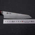 Kiritsuke Petty VG-10 Tsuchime Oval Mahogany Handle 150mm-[Musashi]-[Japanese-Kitchen-Knives]