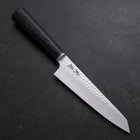 Kiritsuke Petty VG-10 Tsuchime Oval Purple Handle 150mm-[Musashi]-[Japanese-Kitchen-Knives]