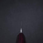 Kiritsuke Petty VG-10 Tsuchime Oval Red Handle 150mm (5.9”)-[Musashi]-[Japanese-Kitchen-Knives]