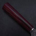 Kiritsuke Petty VG-10 Tsuchime Oval Red Handle 150mm-[Musashi]-[Japanese-Kitchen-Knives]