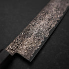 Kiritsuke SG-2 Black Nickel Damascus Ebony Handle 210mm-[Musashi]-[Japanese-Kitchen-Knives]