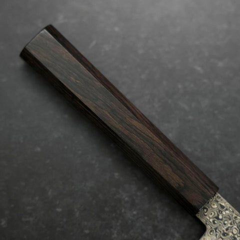 Kiritsuke SG-2 Black Nickel Damascus Ebony Handle 210mm-[Musashi]-[Japanese-Kitchen-Knives]