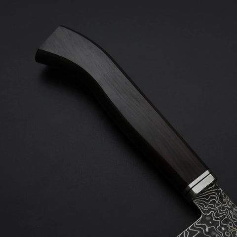 Kiritsuke SG-2 Black Nickel Damascus Western Ebony Handle 210mm (8.3”)-[Musashi]-[Japanese-Kitchen-Knives]