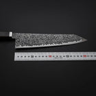 Kiritsuke SG-2 Black Nickel Damascus Western Ebony Handle 210mm (8.3”)-[Musashi]-[Japanese-Kitchen-Knives]