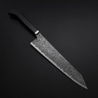 Kiritsuke SG-2 Black Nickel Damascus Western Ebony Handle 240mm (9.4”)-[Musashi]-[Japanese-Kitchen-Knives]