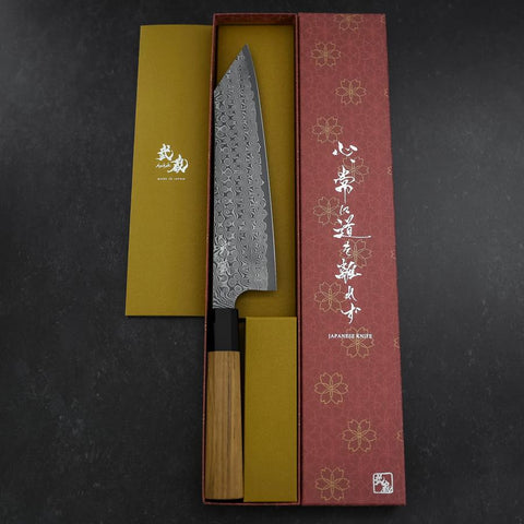 Kiritsuke SG-2 Damascus Buffalo Teak Handle 225mm (8.8”)