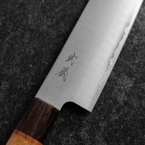 Kiritsuke SG-2 Polished Ovangkol Handle 210mm (8.3”)-[Musashi]-[Japanese-Kitchen-Knives]