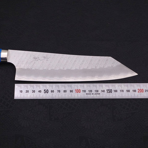 Kiritsuke SG-2 Tsuchime Mango de Turquesa Azul  200mm