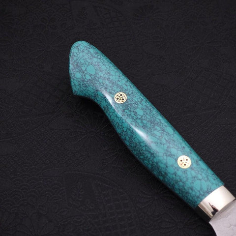 Kiritsuke SG-2 Tsuchime Mango de Turquesa Verde 200mm