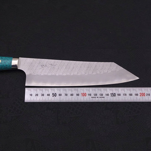 Kiritsuke SG-2 Tsuchime Mango de Turquesa Verde 200mm