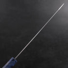 Kiritsuke SG-2 Wave Nickel Damascus Blue Maple Handle 240mm-[Musashi]-[Japanese-Kitchen-Knives]