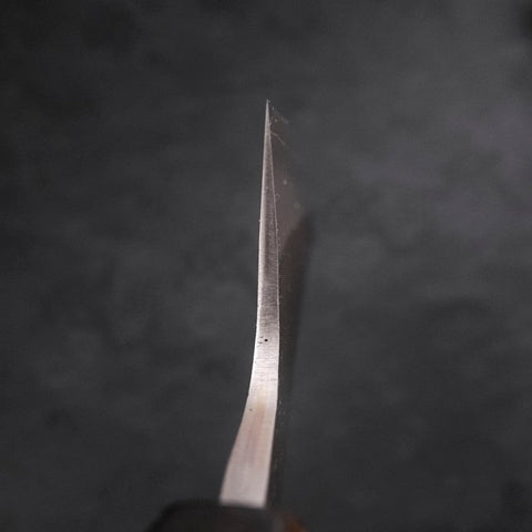 Kiritsuke SKD11 Nashiji Buffalo Ebony Handle 210mm-[Musashi]-[Japanese-Kitchen-Knives]