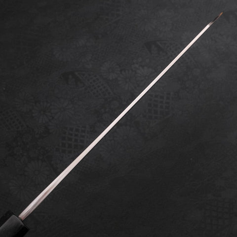 Kiritsuke SKD11 Nashiji Buffalo Ebony Handle 210mm-[Musashi]-[Japanese-Kitchen-Knives]